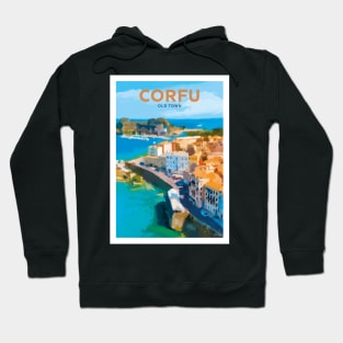 Corfu Old Town, Greece Hoodie